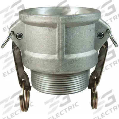 DIXON VALVE & COUPLING Cam and Groove Coupling: 1/2 in Coupling Size, 1/2 in Hose Fitting Size - Type B Aluminum Cam & Groove Fittings