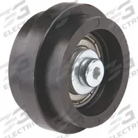 80/20 Roller Wheel: 58 mm Roller Dia, Flat, 30 mm Roller Wd, M8-1.25 Thread, 45.5 mm Overall Lg (MPN 12022). Key specifications — Brand: 80/20.