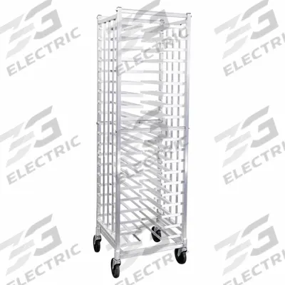 NEW AGE INDUSTRIAL Universal Pizza Pan Rack: 20 Slots, 2 1/8 in Betw Shelves, 20 3/4 in Wd - Pizza Pan Racks
