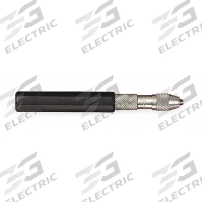 STARRETT Pin Vise: Pin Vise, 1.6 mm Max Size - mm, 0.03 in Min Size - Inch, PVC Coated Grip - Pin Vises