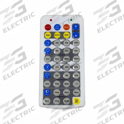 SYLVANIA Infrared Remote Control: 4 3/4 in Lg, 2 1/4 in Wd - Remote Controls for Bay Lights