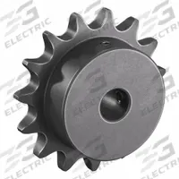 TSUBAKI Single Strand Sprocket: 40, For 1/2 in Chain Pitch, 1/2 in Bore Dia, 15 Teeth, Steel (MPN 40B15F-1/2). Key specifications — Brand: TSUBAKI.