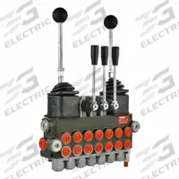 CHIEF Hydraulic Directional Control Valve: Four-Way / Three Positions, Tandem Center, 7 Spools (MPN 220847). Key specifications — attr1017968: CHIEF; attr1017969: Tandem Center; attr1018005: Spring Center To Neutral.