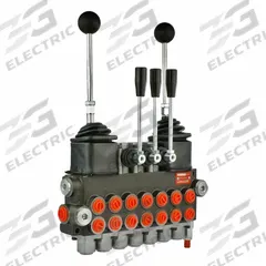 CHIEF Hydraulic Directional Control Valve: Four-Way / Three Positions, Tandem Center, 7 Spools (MPN 220847). Key specifications — attr1017968: CHIEF; attr1017969: Tandem Center; attr1018005: Spring Center To Neutral.