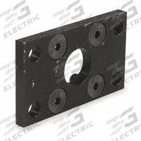 MILLER FLUID POWER Front or Rear Flange Cylinder Mount: 2 1/2 in Bore Dia., 3/4"-16 Thread Size (MPN HV3-MKJ/H-250-100). Key specifications — attr95490: NFPA MF1 (Front), NFPA MF2 (Rear); attr95492: Steel; attr95493: (4) Mounting Bolts; attr98885: MILLER FLUID POWER.