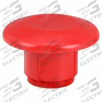 SIEMENS Mushroom Head: 30 mm Panel Size, Non-Illuminated, Non-Metallic, Red (MPN 52RC3D2). Key specifications — Manufacturer Part Number: 52RC3D2; Compatible Operator Illumination: Non-Illuminated; Compatible with Series: 52BP; Head Attachment Type: Screw-On; Head Material: Plastic; Brand: SIEMENS.