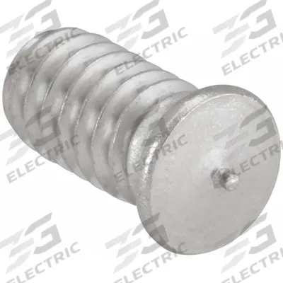 NELSON STUD WELDING INC. Weld Stud: TFTS, 1/4"-20 x 3/8", 18-8 Stainless Steel - Fully Threaded CD Weld Studs