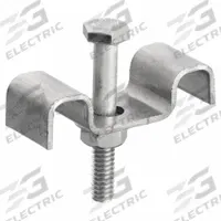 FIBERGRATE Fiberglass Grating Clip: 316 Stainless Steel, Fits 1 1/2 in Bearing Bar Spacing (MPN 710160/25)