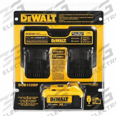 DEWALT Battery Charger: Single-Port Charging, For 12V DC/20V DC/60V DC - DEWALT Battery Chargers