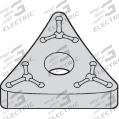 WIDIA Triangle Turning Insert: TNMM33265 - Triangle (T) Indexable Turning Inserts