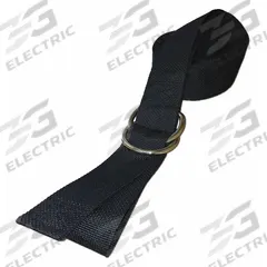 DICK MEDICAL SUPPLY Strap: 12 ft, Polypropylene, Double D-Ring, Black (MPN 250121 BK). Key specifications — Material: Polypropylene; Color: Black; Buckle Material: Metal; Brand: DICK MEDICAL SUPPLY; Product Type: Strap; Harness Type: Crossbody Strap.