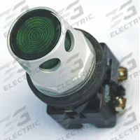 EATON Extended Push Button: Green, 30 mm Mounting Size, Non-Metallic, Momentary (MPN HT8GDGF7). Key specifications — Brand: EATON; Action: Momentary; Series: HT800; Push Button Material Type: Non-Metallic.