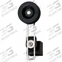 EATON Limit Switch Head: Roller Arm Plunger, Side, LS Series (MPN LS-XRLA40R). Key specifications — Compatible with Series: LS-Titan; Actuator Location: Side; Brand: EATON; Roller Position: Side; Action: Momentary.
