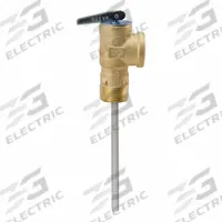 WATTS Temperature and Pressure Relief Valve: MNPT x FNPT, 3/4 in x 3/4 in Connection Size, Brass (MPN 3/4 100XL-075210). Key specifications — Brand: WATTS; Body Material: Brass.