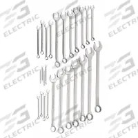 PROTO Combination Wrench Set: Alloy Steel, Satin, 26 Tools, 1/4 in to 2 in Range of Head Sizes (MPN J1200-80ASD). Key specifications — attr309520: Satin; attr309519: Alloy Steel; attr324929: PROTO; attr309512: Tool Roll; attr309522: No; attr309533: Yes.