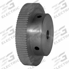 DAYTON Timing Pulley: Modified Curvilinear, Fixed, For GT Timing Belt Section, For 6 mm Belt Wd (MPN 90-2P06-6A4). Key specifications — Brand: DAYTON; Finish: Clear Anodized; For Belt Series: Powerhouse®.
