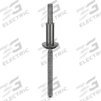 Blind Rivet,1.83 in L,0.1875 in dia,PK25: Inch, 1 53/64 in Overall Lg, 31/64 in Body Lg, Dome, 25 PK (MPN MBP-R6-M6-PKT). Key specifications — Brand: MAGNABULB.