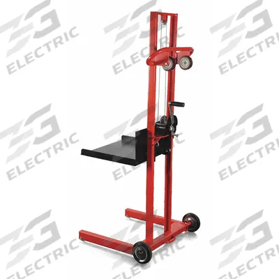 Dayton Platform Lift Truck: 500 lb, 1/4 in to 55 in, Steel, 20 in L x 20 in W Platform - Portable Platform Lift Trucks