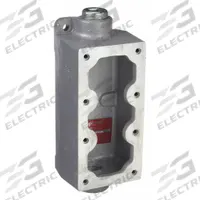 APPLETON ELECTRIC Mounting Body: 2 Gangs, Iron, 3/4 in Hub Size, Dead End, 9 3/16 in Overall Ht (MPN EDS247). Key specifications — Brand: APPLETON ELECTRIC; Hub Type: Dead End.