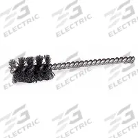 WEILER Round Tube Brush: Single Stem, Carbon Steel, 3/8 in Dia, 0.004 in Fill Dia, 1/8 in Stem Dia (MPN 91012). Key specifications — Brand: WEILER.