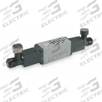 PARKER Manifold Air Regulator: 3 cfm Max Flow Rate, 5 psi to 125 psi, 120°F Max Op Temp, 5599-1 (MPN PS4137166CP)