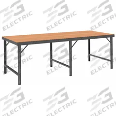 DURHAM MFG Work Table: Adj Ht, Hardboard, 120 in x 48 1/4 in, 2,000 lb Overall Load Capacity (MPN WBF-TH-48120-95). Key specifications — Brand: DURHAM MFG; Unit Type: Not Expandable or Modular.
