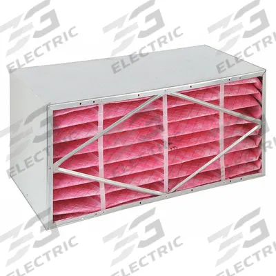 GRAINGER Rigid Cell Air Filter: 12 in x 24 in x 12 in, Fiberglass, No Header - MERV 11 Rigid Cell Air Filters