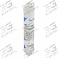 3M AQUA-PURE Inline Water Filter: 5 micron, 0.5 gpm, 10 3/8 in Overall Ht, 2 1/8 in Overall Dia (MPN 5617202). Key specifications — Filter Media: Carbon; Brand: 3M AQUA-PURE; Reduces: Chlorine Odor.