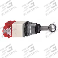 SCHNEIDER ELECTRIC Joystick Operator: Vertical and Horizontal Operation, 4 Positions, 2NO/2NC (MPN 9001K34H2). Key specifications — Bezel Material: Metal; Contact Form: 2NO/2NC; Switch Action: Momentary; Series: 9001K; Brand: SCHNEIDER; Number of Positions: 4 + Center Off.
