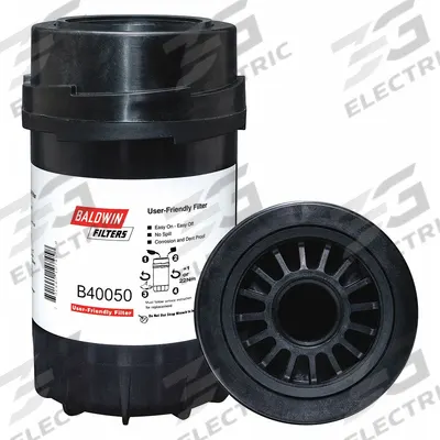 BALDWIN FILTERS Hydraulic Filter: B40050, M27 x 2.0 Thread Size, 6 7/8 in Overall Ht, Oil - Spin-On Oil Filters