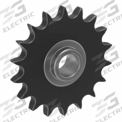 TRITAN Idler Roller Chain Sprocket: For 40 Chain Size, Single Strand, Steel, 18 Teeth - Hubless, Ball Bearing Idler Sprockets