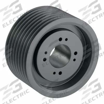 APPROVED VENDOR V-Belt Pulley: 8V1700, 8 Groove, 17 in OD, Bushed Bore - Bushed-Bore Cast-Iron Wedge V-Belt Pulleys