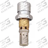 CHICAGO FAUCETS Cartridge: Use with Hot/Cold Water, Brass, Chrome, Compression, (1) Cartridge (MPN 333-XPSHJKABNF). Key specifications — attr1094340: Hot/Cold; attr1108697: Chicago Faucets; attr1108709: Cartridge; attr1094343: (1) Cartridge; attr1094335: Brass.