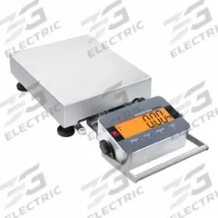 OHAUS Industrial Bench Scale: 12 in x 14 in, IP66/IP67, Front-Mounted, 30 lb Wt Capacity - Imperial (MPN i-D33XW15C1R5 AM). Key specifications — attr1341383: Ethernet; attr1341384: 0.005 lb/2 g; attr1341400: OHAUS; attr1383935: Stainless Steel.