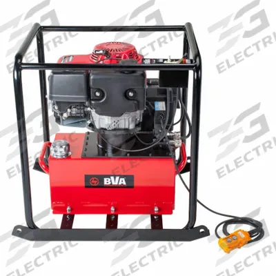 BVA HYDRAULICS Gas Powered Hydraulic Power Unit: 3 gpm, 10,000 psi Max. Pressure - Frame Mount Gas Powered Hydraulic Power Units
