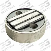 MAG-MATE Ceramic Magnets: Neodymium, 3 in Outside Dia, 1 in Thick, Pot Magnet, Encased, 35 (MPN C5H3004). Key specifications — Color: Silver; Max Pull Force: 145 lbf.