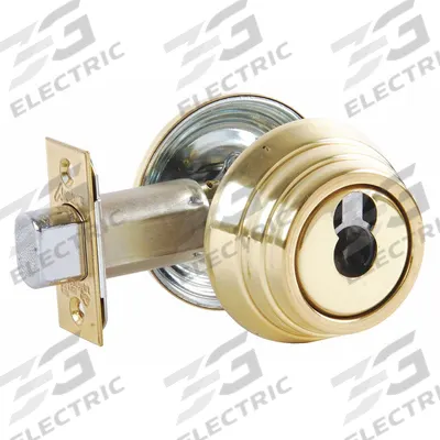 ARROW Deadbolt Lock: Cylindrical, Core Not Included, SFIC, 1 3/8 in Door Thick - Max - Standard Cylindrical Deadbolts