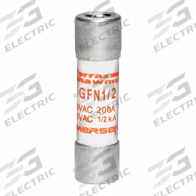 MERSEN Fuse: GFN Series, Midget, Time-Delay, 500 mA, 250 V AC, 13/32 in x 1 1/2 in - Time-Delay Cylindrical Fuses