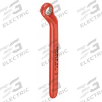 KNIPEX Box End Wrench: Chrome, 15 mm Head Size, 8 in Overall Lg, Offset, 15° Head Offset Angle (MPN 98 01 15). Key specifications — attr309427: Chrome; attr309429: Yes; attr324926: KNIPEX.
