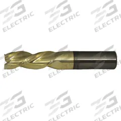 CLEVELAND Square End Mill: Carbide, ZrN Coated, 3 Flute, 5/8" Mill Dia, 3-3/4" LOC, 6" OAL (MPN C72365)
