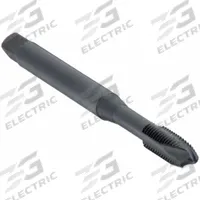 OSG Spiral Point Tap: #8-32 UNC, 2B, 3 Flute, Plug Chamfer, Black Oxide Vanadium High Speed Steel (MPN 2517801)