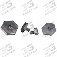 MITEE-BITE Adjustable Fixture Clamp: Steel, Serrated Face, 24 mm to 29 mm Clamping Range, M12 Bolt (MPN 95135). Key specifications — Brand: MITEE-BITE PRODUCTS INC; Manufacturer Part Number: 95135; Clamping Range from Centerline: 24 mm to 29 mm.