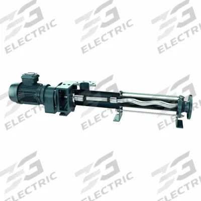 NETZSCH Motor-Drive Progressive Cavity Pump: Gearmotor/Speed Reducer, Stainless Steel - Rigid Stator PC Pumps with Motor