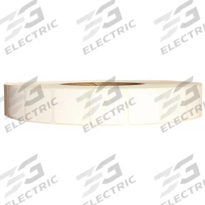 APPROVED VENDOR Barcode Printer Label: 1 in Label Wd, 1 in Label Ht, White, 3 in Core Dia. - Industrial Direct Thermal Labels