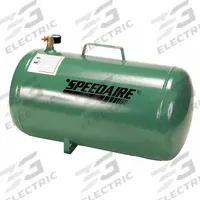 SPEEDAIRE Portable Air Tank: 11 gal Tank Capacity, 125 psi Max Op Pressure, Hot Dog (MPN 3EUJ9). Key specifications — attr51576: SPEEDAIRE.