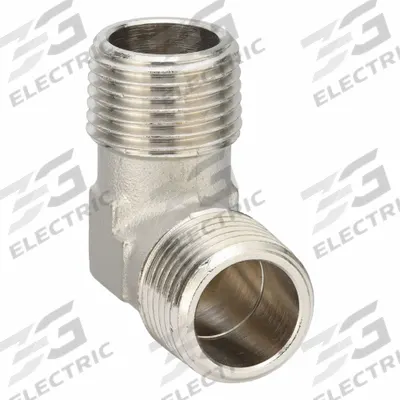 LEGRIS Metal Pipe Elbow: 90° Elbow, 1/2 in x 1/2 in - Threaded Medium-Pressure Pipe Fittings