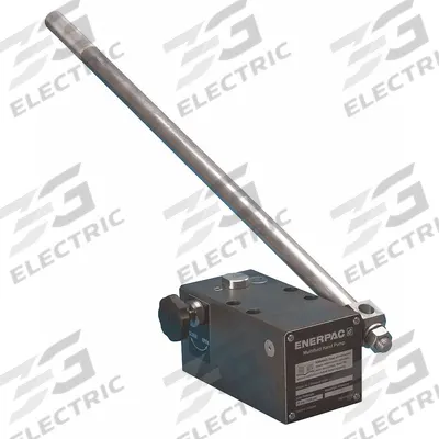ENERPAC Hydraulic Hand Pump: 2 Stages, Single Acting - High-Pressure Hand Pumps for Multiple Fluids