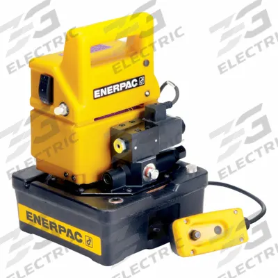ENERPAC Electric Pump: 10,000 psi Max. Op Pressure, 20 cu in/min Max. Flow Rate - Corded Lightweight Electric Hydraulic Pump Units