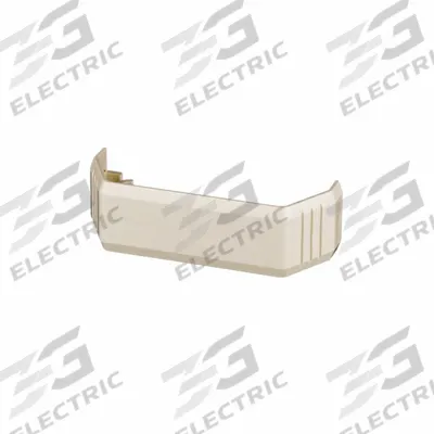 PANDUIT Surface Raceway: T-45, 2 3/8 in Wd, 1 1/4 in Ht, Plastic - Covers for Straight-Section Multichannel Raceways