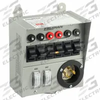 RELIANCE Manual Transfer Switch: Single Phase, 125/250V AC, 30 A Current Rating, 0 Spaces, Prewired (MPN 30216A). Key specifications — Includes: Inlet; Brand: RELIANCE; Prewired: Yes; Rated Voltage: 125/250V AC.